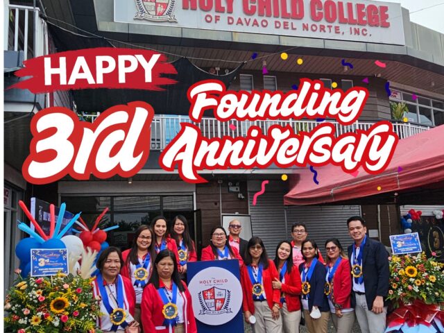 Holy Child College of Davao del Norte Celebrates 3rd Founding Anniversary!
